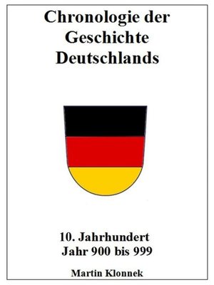 cover image of Chronologie Deutschlands 10
